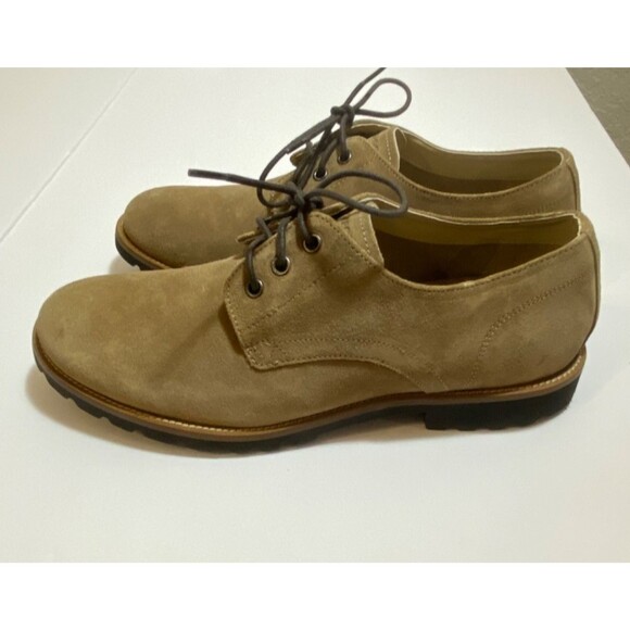 Rockport Dress Shoes~Mens 9~Brown/Tan Suede Oxfords~Adiprene~Comfort~NWOT main image 4